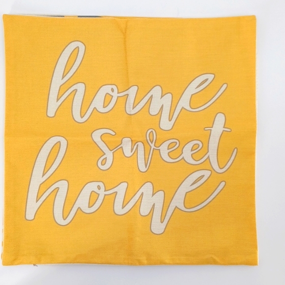 Decorative Throw Pillow Covers Yellow|Grey - Picture 5 of 9